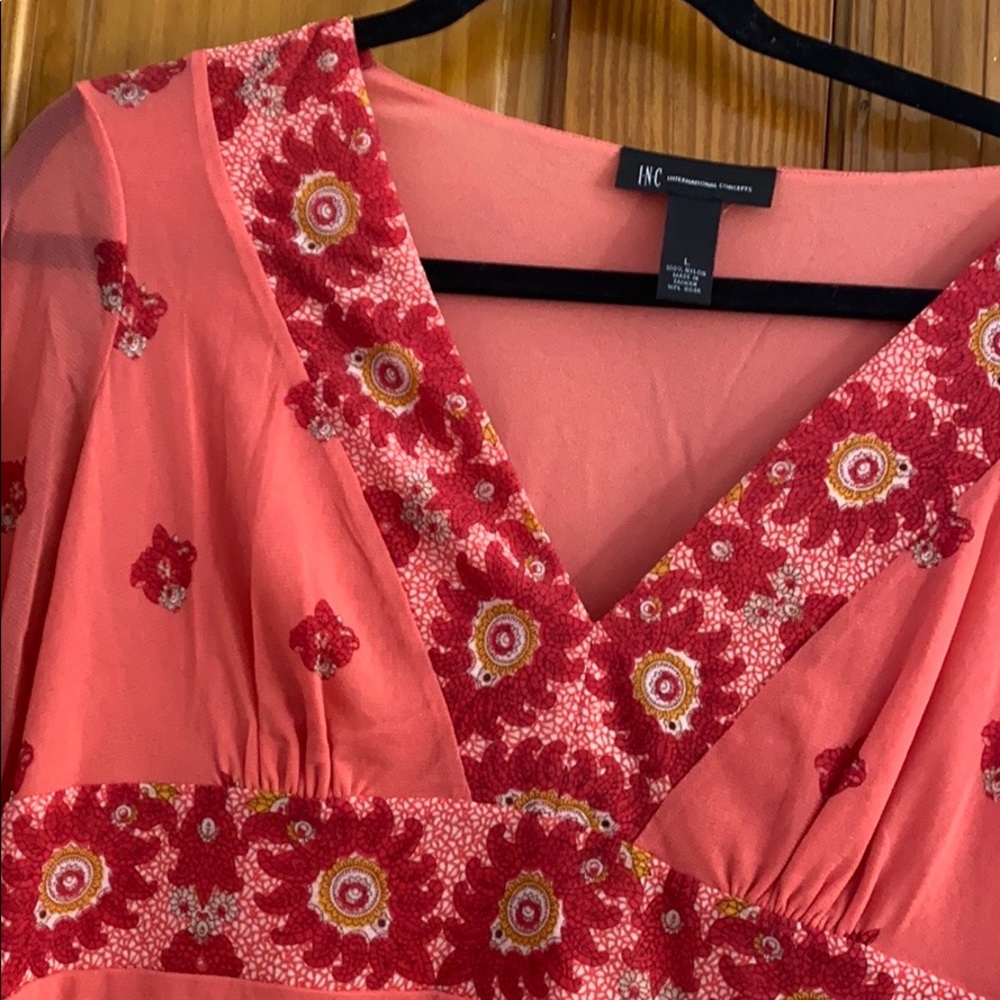 Inc blouse size large